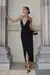 VESTIDO RUCH NEGRO