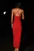 VESTIDO RUCH ROJO - comprar online