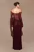 VESTIDO NACHA BORDO - tienda online