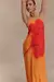 VESTIDO AMAIA STRAPLESS NARANJA - tienda online