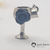 Pingente 7536 - taça com resina cor vinho dentro e rosa resinada - loja online
