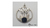 Pingente 8156 - medalha Maria Navalha com resina e rosa - comprar online