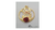 Pingente 8156 - medalha Maria Navalha com resina e rosa - loja online