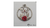 Pingente 8156 - medalha Maria Navalha com resina e rosa - Gatopretobijuterias