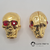Pingente E 2785 - caveira em 3D com strass - comprar online