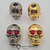 Pingente E 2785 - caveira em 3D com strass