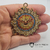 Pingente pi 3519 - medalha Espírito Santo adesivada com 24 strass na internet