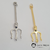 Pingente pi 6858 - tridente com caveira 3D