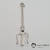 Pingente pi 6858 - tridente com caveira 3D - comprar online