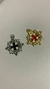 Pingente pi 6232 - medalha cruz resinada com strass