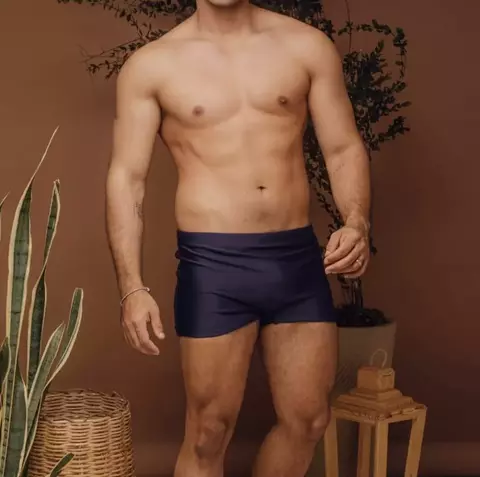 Sunga Boxer Azul Marinho