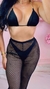 Conjunto Resort - Biquíni Preto + Saída em Arrastão