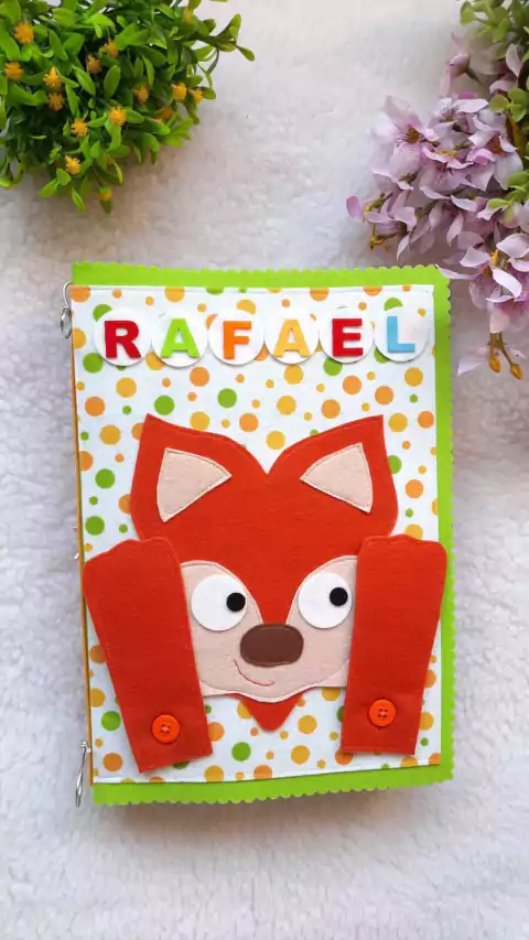 Quiet Book / Libro Sensorial em Fieltro - Zorro