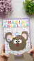 Quiet Book /Libro Sensorial de Fieltro - Koala