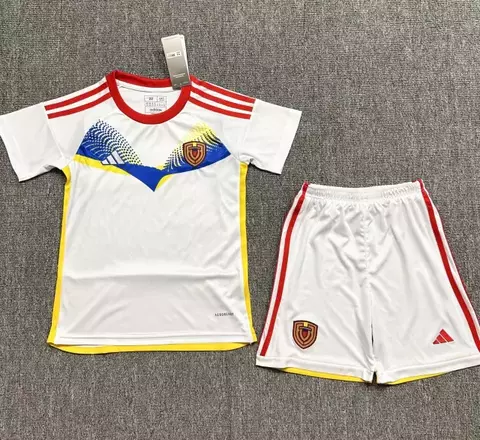 Kit Infantil Venezuela II 23/24 Adidas Copa América - Branca