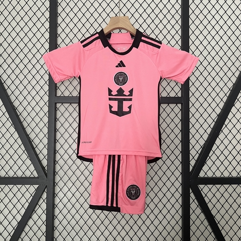 Kit Infantil Inter Miami CF I 24/25 - Adidas - Rosa