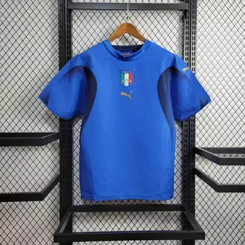 Camisa Retro Seleção Itália - Copa do Mundo 2006 - Puma Masculina