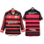 Camisa Flamengo I 24/25 Manga Longa - Torcedor Adidas Masculina - Preta e vermelha