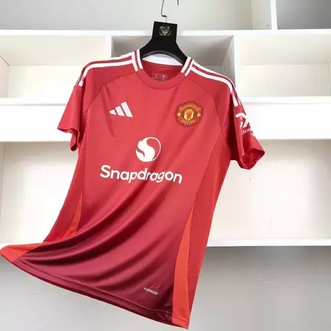 Camisa Manchester United Home 24/25 Torcedor Masculino - Vermelho