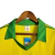 Camisa Seleção Brasileira I Retrô 1997 Adidas Torcedor Masculina - Amarelo com detalhes em verde