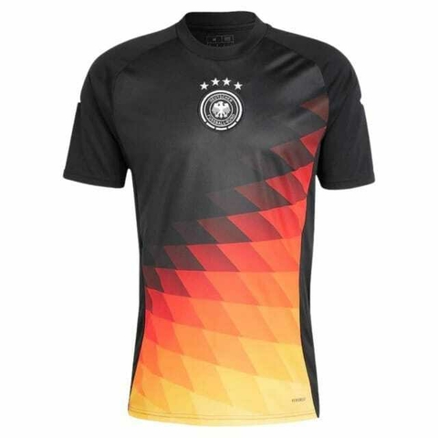 Camisa Seleção da Alemanha Pré Jogo 24/25 - Torcedor Adidas Masculina - Preta