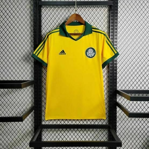 Camisa Palmeiras Edição Especial Retrô 2013/2014 Torcedor Masculina - Amarelo