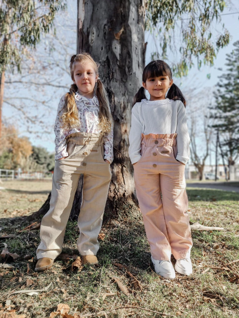 PANTALON MOM ROSA - comprar online