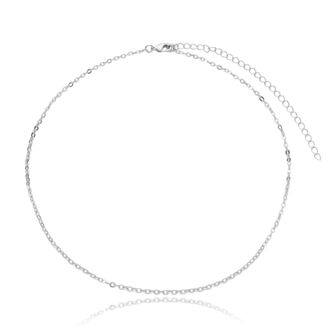 ✨ Corrente Fina e Delicada Banhada a Ródio