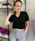 Blusa Gola V - loja online