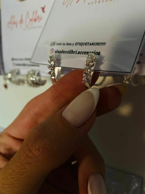 Aros Argolla con Brillos - comprar online