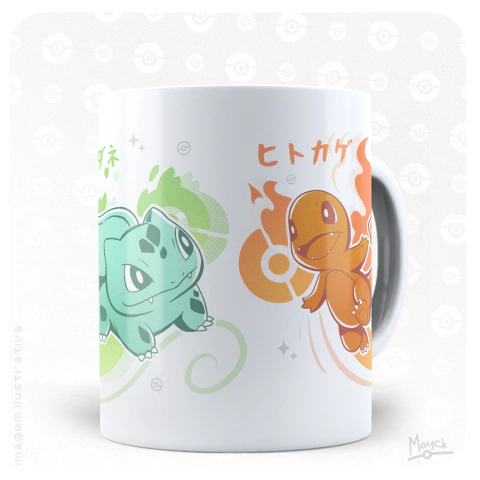 Caneca Starters Kanto