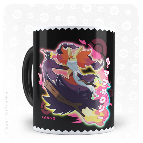 Caneca - Mega Delphox - comprar online