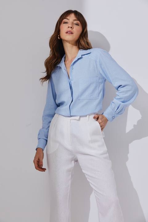 CAMISA CLAM - LIGHT BLUE