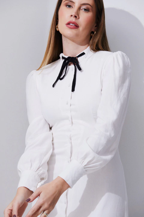 VESTIDO ANTONINA - OFF WHITE