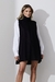 SET VESTIDO COLETE + CAMISA ALONGADA
