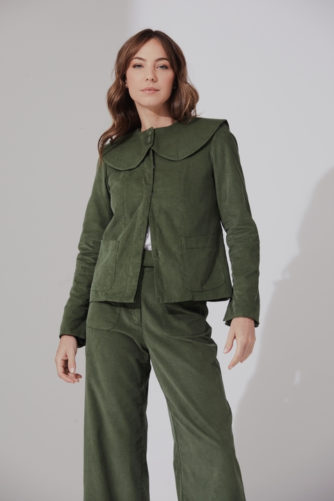 CASACO VELVET GRASS - VERDE FLORESTA - comprar online