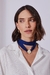 SCARF SILK - AZUL NAVY - comprar online