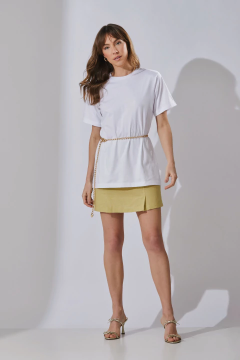 T-SHIRT OVERSIZED ESSENTIAL - BRANCO - comprar online