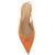 SAPATILHA SLINGBACK SINARA CETIM LARANJA MULTI | Cavage - XSTORE