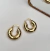 ARGOLA TUBO M BANHADA NO OURO 18K