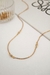COLAR LONGO COM STRASS BANHADO NO OURO 18K