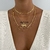 COLAR NALU COM VÁRIAS BOLINHAS BANHADO NO OURO 18k
