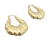 BRINCO DE CROISSANT BANHADO NO OURO 18K