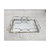 Bandeja Espelhada Prata Retangular 35X25Xh7,5cm - Adely