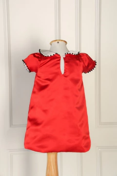 Vestido Trapézio Minie Vermelho na internet