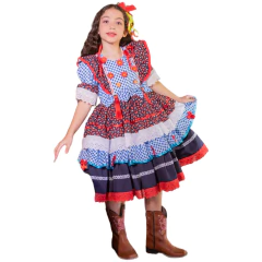 Vestido Morango Junino - loja online