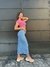 Falda midi con tajo y bolsillos Kelly