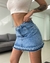 Mini de jean rigido Tania - comprar online