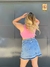 Mini de jean rigido Tania - comprar online