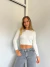 Sweater Crop Top Lanilla FLORE - comprar online